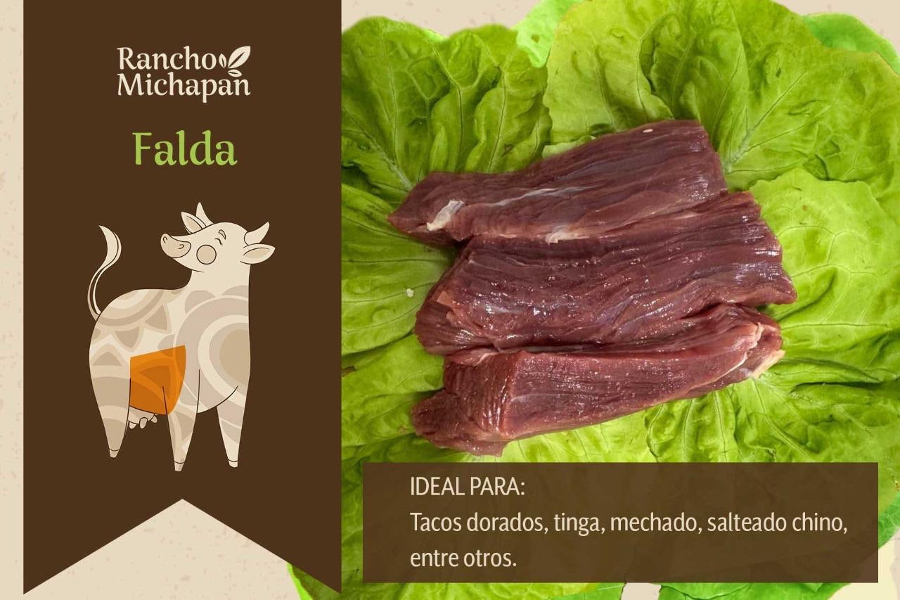 Falda premium natural