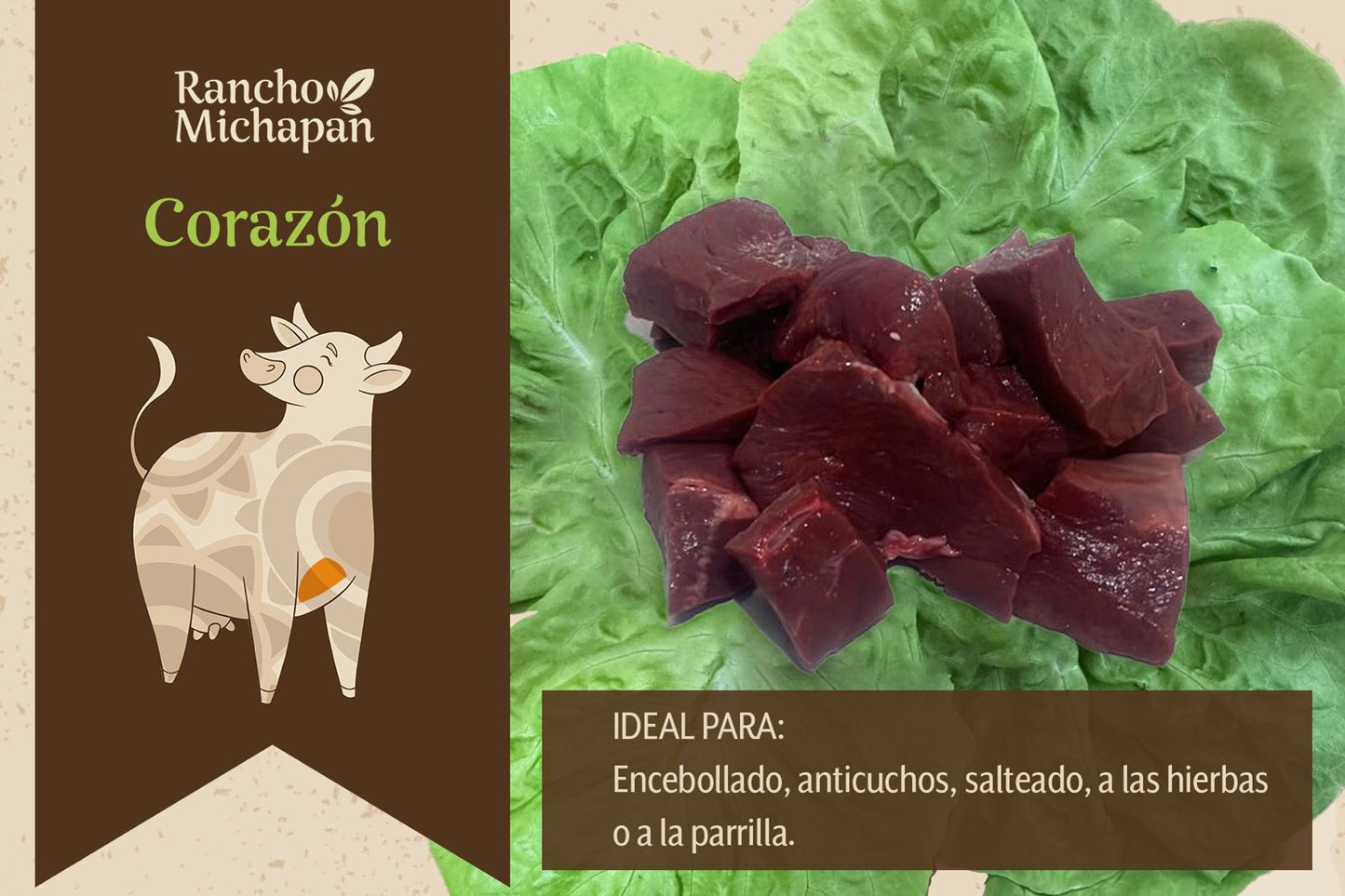 Corazón fresco premium