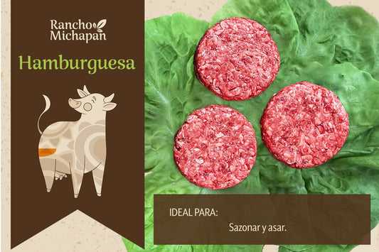 Mini Hamburguesa Michapan Paquete de 3 piezas de 60 gramos
